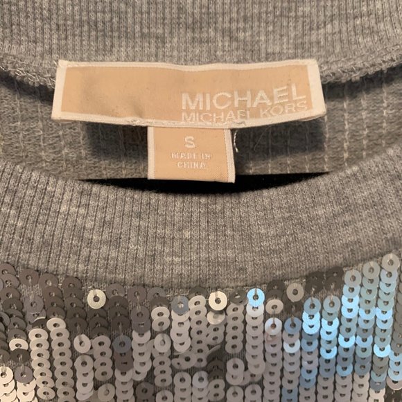 Michael Kors  Coral bay Sequin Dress, Pearl Heathe - Picture 2 of 6